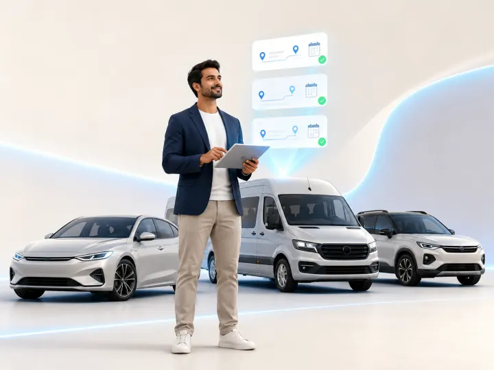 Transport partner managing a fleet of vehicles